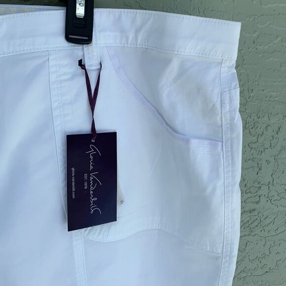 Gloria Vanderbilt Sz 24W Stretch NWT White Shorts - Picture 4 of 12